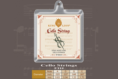 V112 Steel Rope Core Cello String