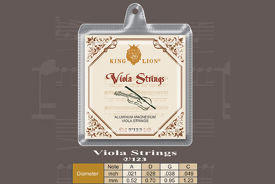 V123 Aluminum Magnesium Viola string