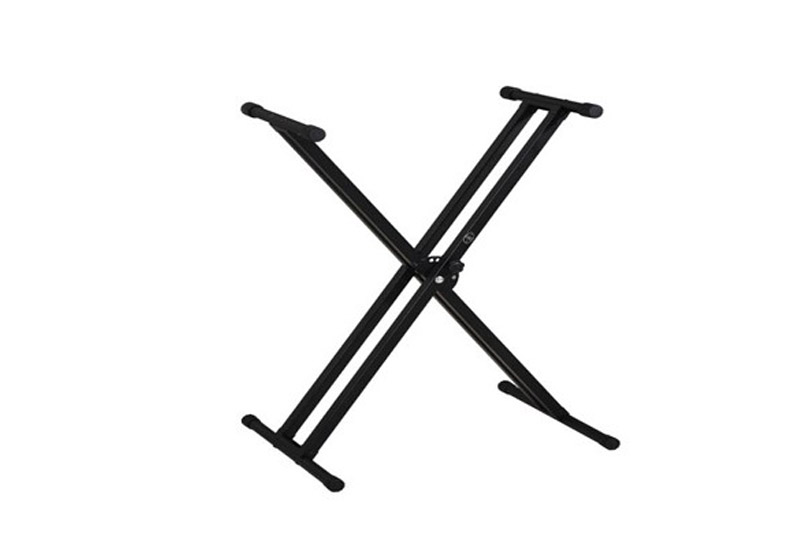 GET-S-52D Folding dual-pipe X keyboard stand