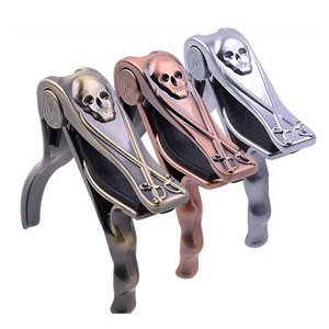 #MU1287 Skull Metal Guitar Capo