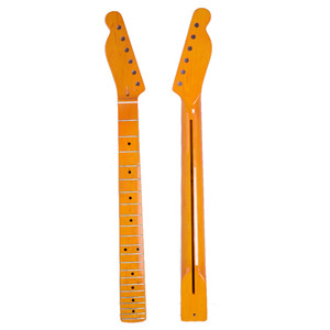 #MU1141 Left Handed Yellow Guitar Neck for TL 