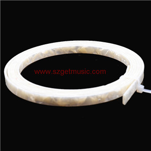 #MU1307 Guitar Binding White Pearl